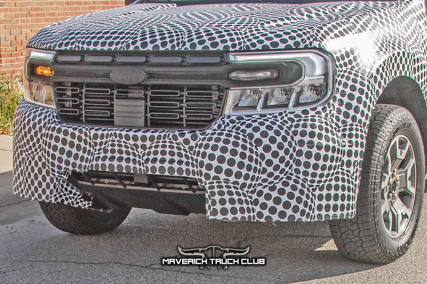 Ford Maverick Rattler Maverick Off-Road Prototype Spied Side-By-Side w/Standard Maverick + New Front Bumper Design maverick-rattler-offroad-upclose-prototype-spied-2
