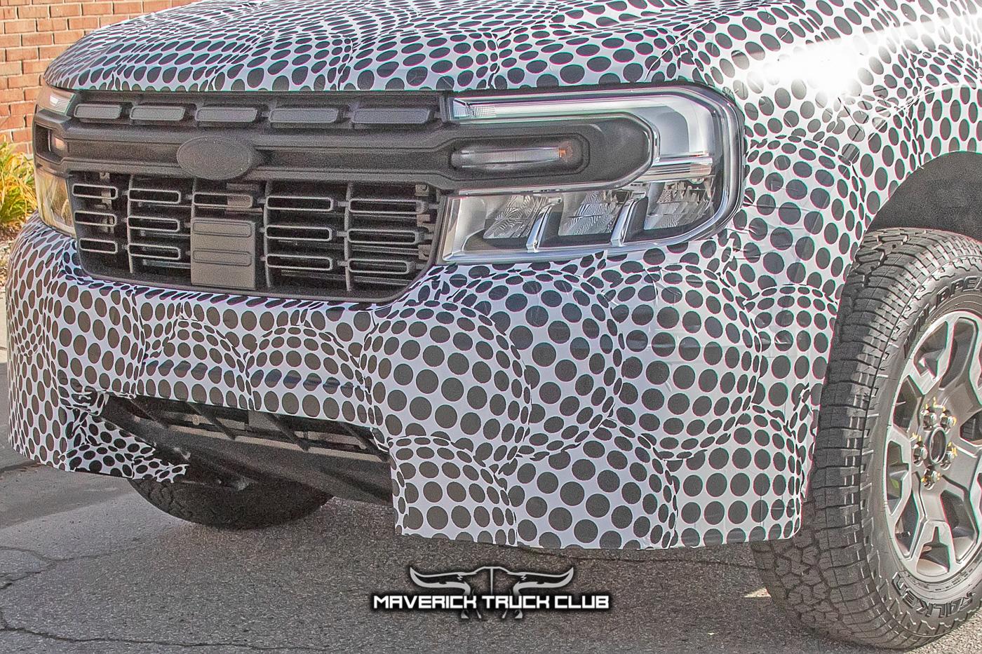 Ford Maverick Rattler Maverick Off-Road Prototype Spied Side-By-Side w/Standard Maverick + New Front Bumper Design maverick-rattler-offroad-upclose-prototype-spied-4