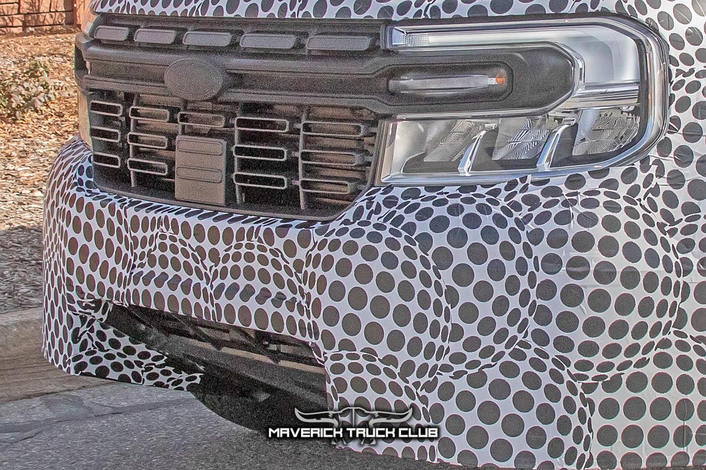 Ford Maverick Rattler Maverick Off-Road Prototype Spied Side-By-Side w/Standard Maverick + New Front Bumper Design maverick-rattler-offroad-upclose-prototype-spied-7