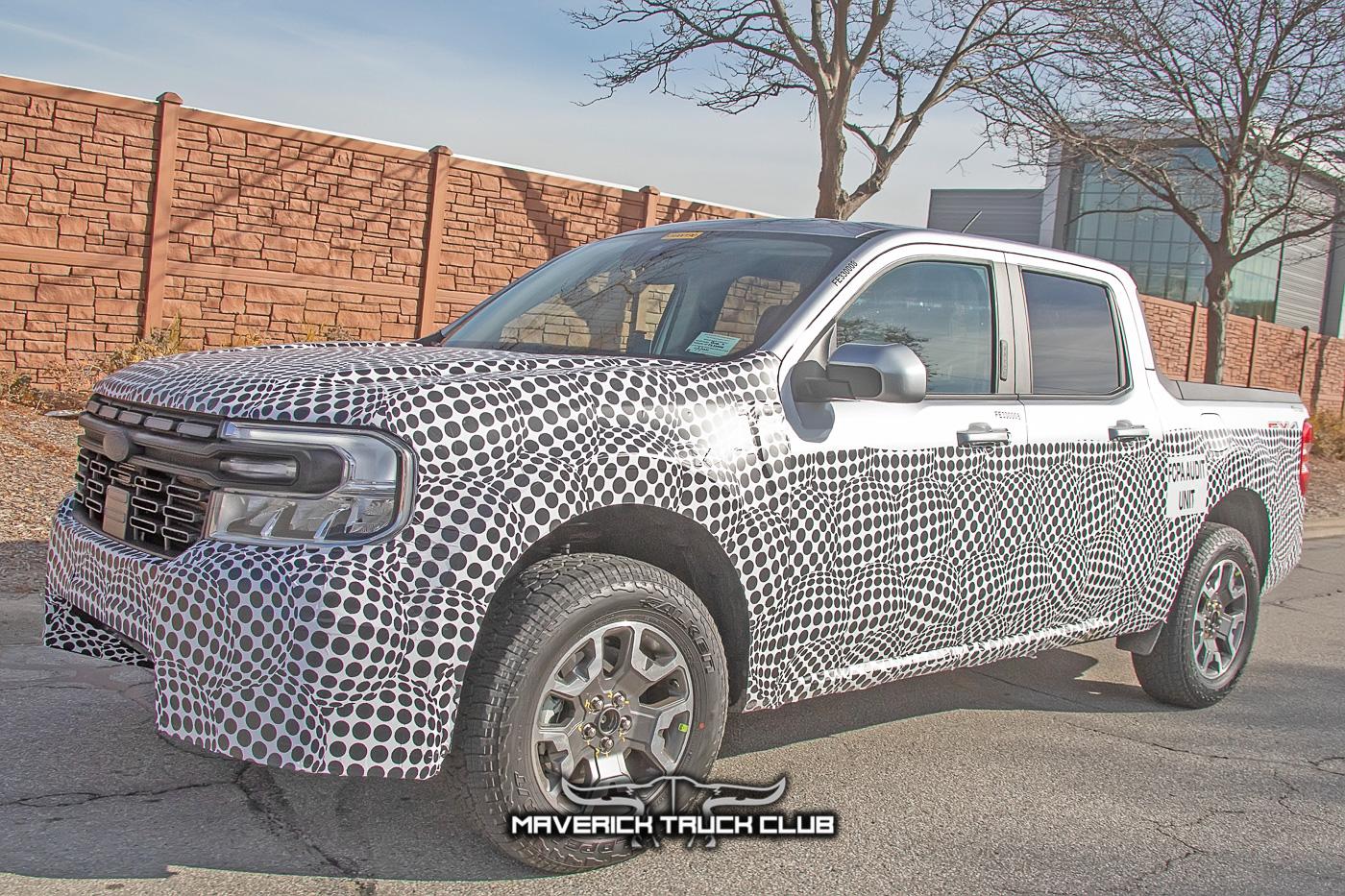 Ford Maverick Rattler Maverick Off-Road Prototype Spied Side-By-Side w/Standard Maverick + New Front Bumper Design maverick-rattler-offroad-upclose-prototype-spied-8