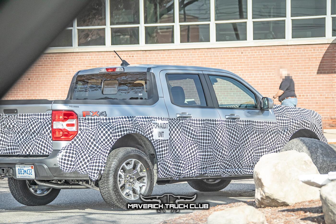 Ford Maverick Rattler Maverick Off-Road Prototype Spied Side-By-Side w/Standard Maverick + New Front Bumper Design maverick-rattler-offroad-upclose-prototype-spied-18