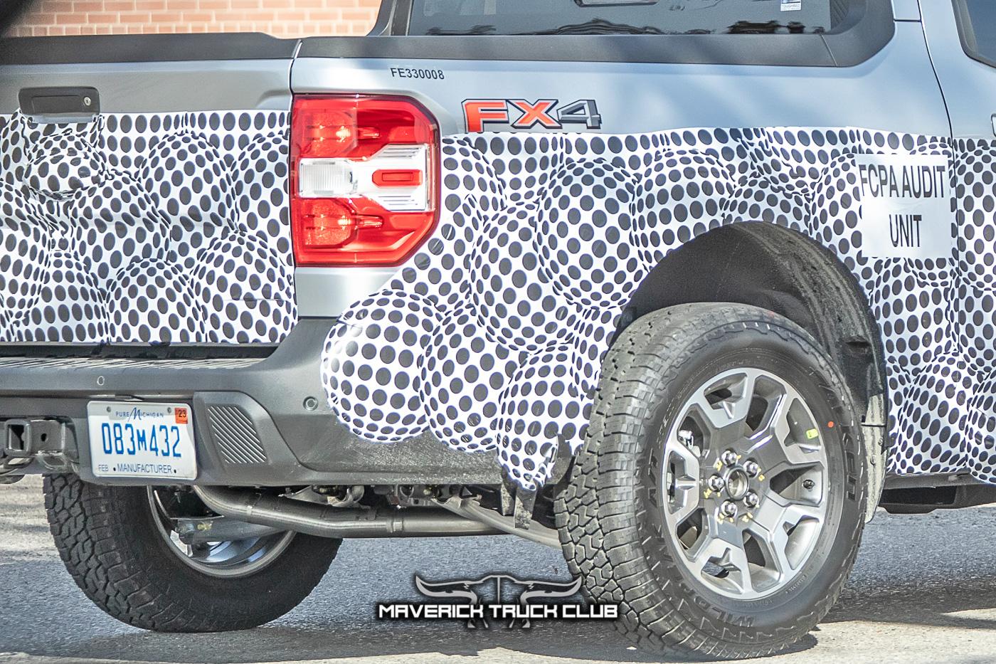 Ford Maverick Rattler Maverick Off-Road Prototype Spied Side-By-Side w/Standard Maverick + New Front Bumper Design maverick-rattler-offroad-upclose-prototype-spied-19