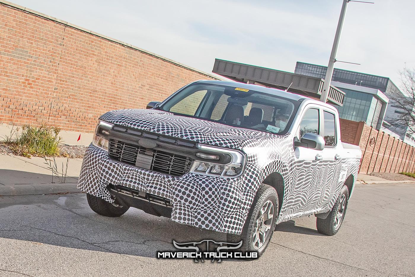 Ford Maverick Rattler Maverick Off-Road Prototype Spied Side-By-Side w/Standard Maverick + New Front Bumper Design maverick-rattler-offroad-upclose-prototype-spied-21