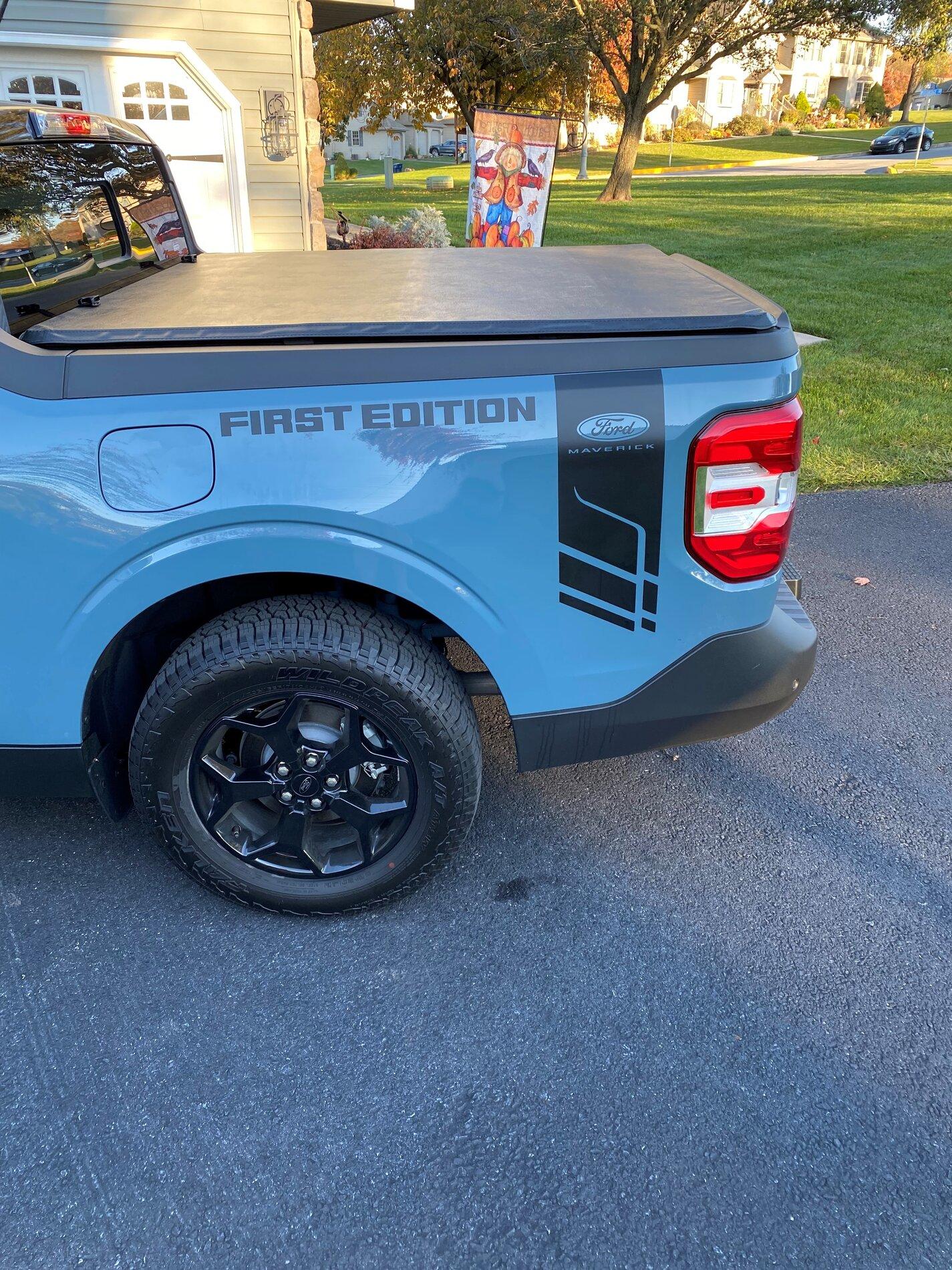 Ford Maverick Vortex Decals Added to Lariat First Edition maverick