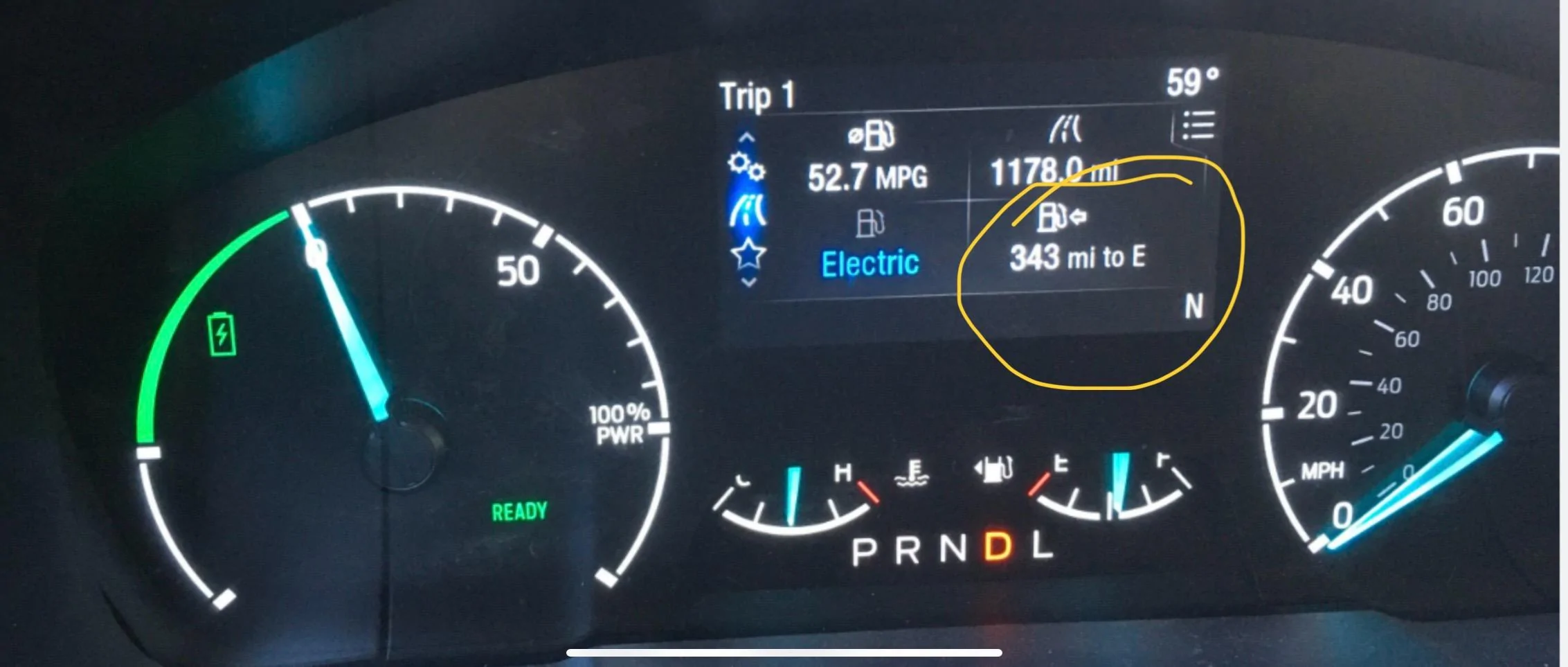 Ford Maverick Mileage to E IMG_0384