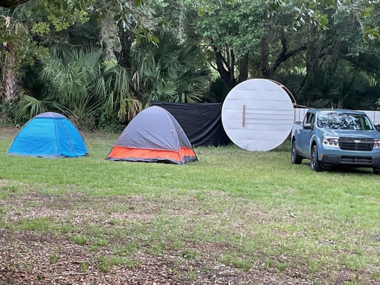 Ford Maverick Camping trip with a huge banjo A930AD6D-7322-400B-8EBF-E5653528B541