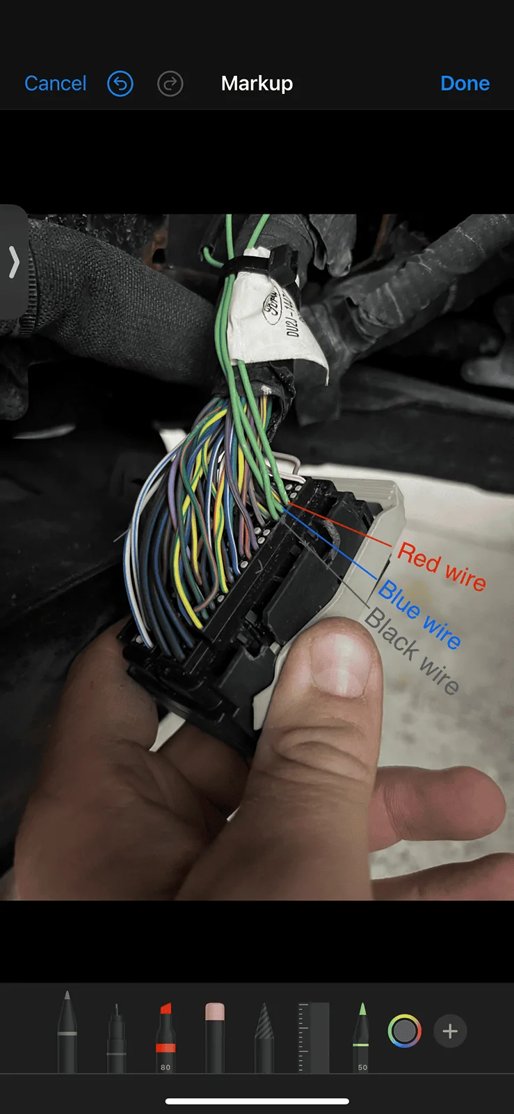 Ford Maverick Paddle Shifters install on Maverick XL -- DIY install instructions, photos & video IMG_3250