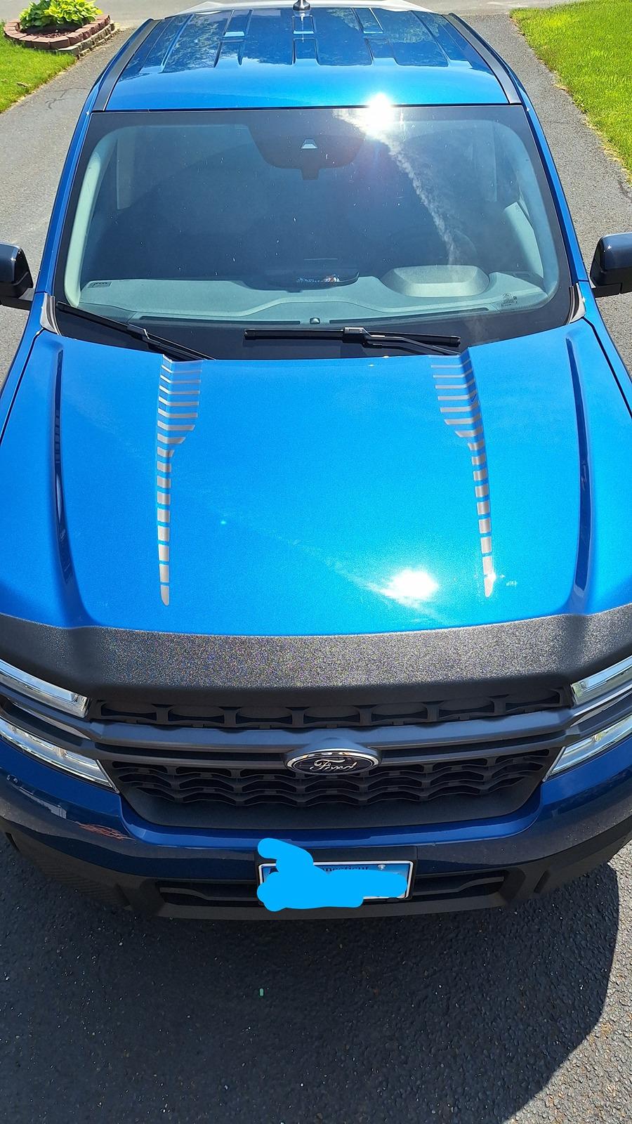 Ford Maverick Atlas blue xlt ecoboost lux pkg 4k arrived 1000002044