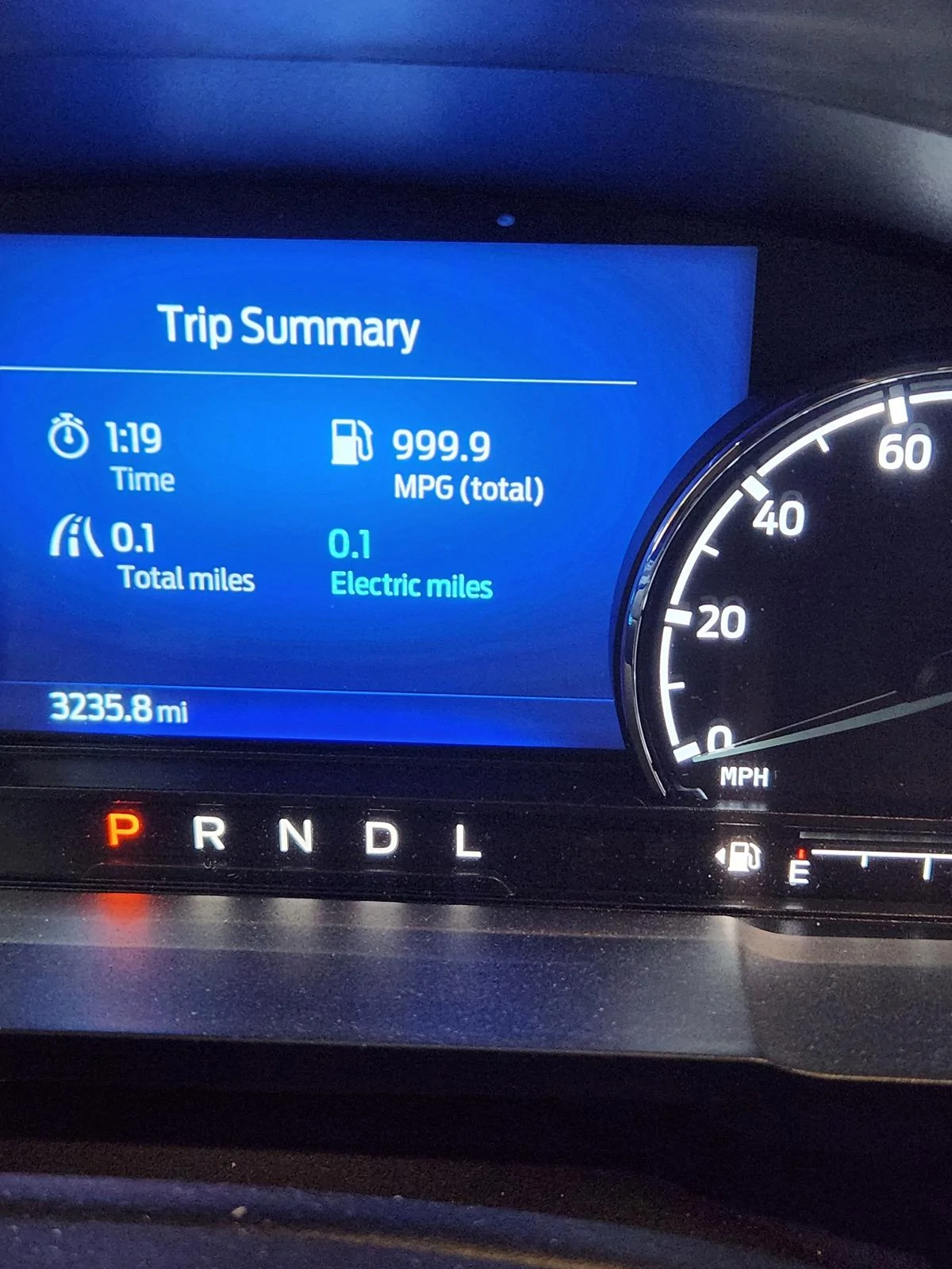 Ford Maverick Word Record MPG 20240513_194952