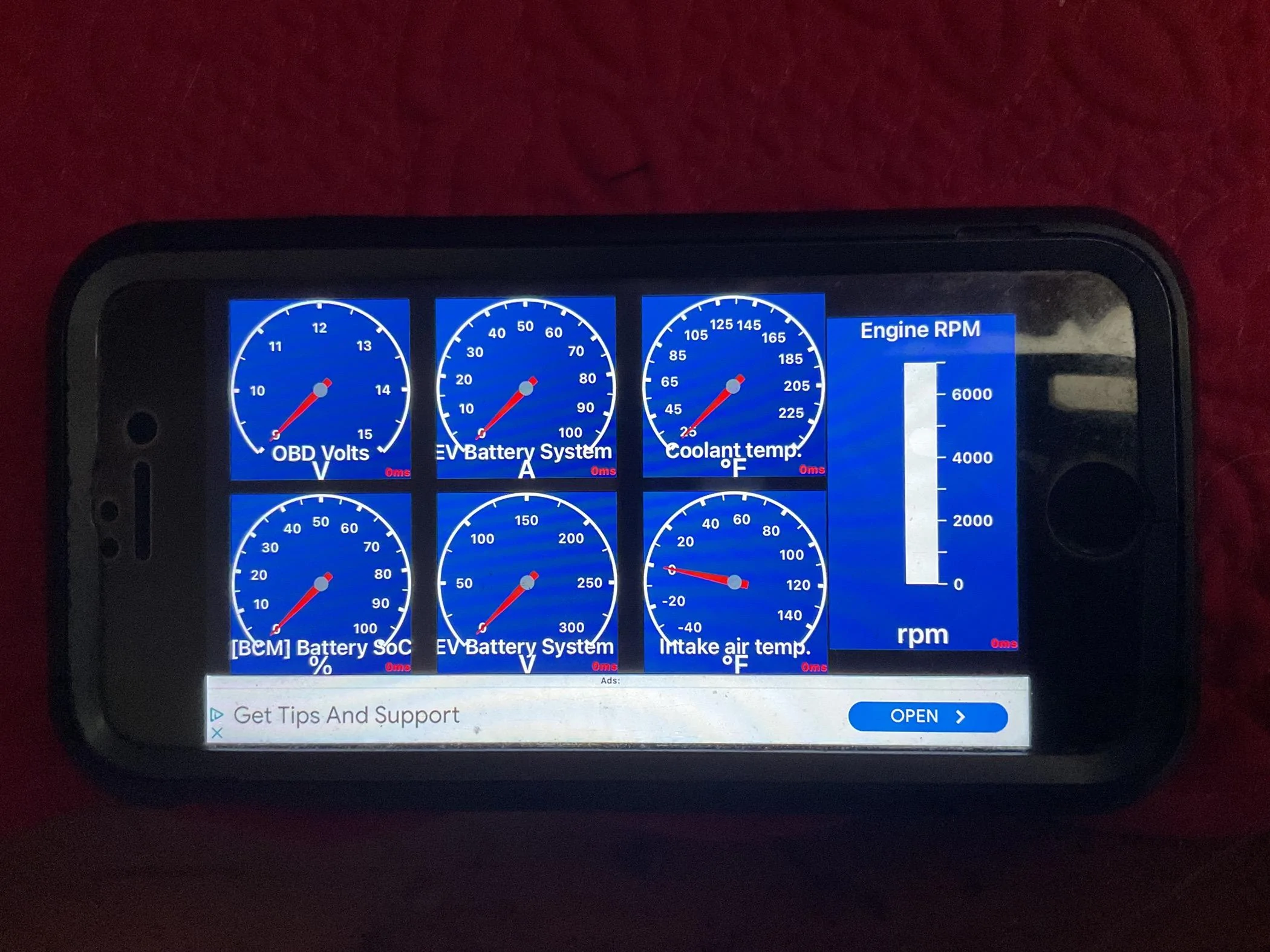 Ford Maverick Hybrid Dash Panel (on iPhone) IMG_0195