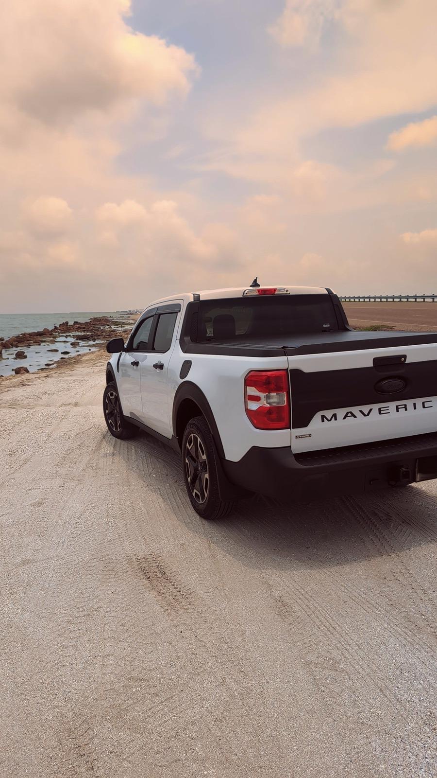 Ford Maverick Probably not everyone's cup of tea, but please enjoy these 2024 Maverick XL beach shots! Snapchat-1383880203~2