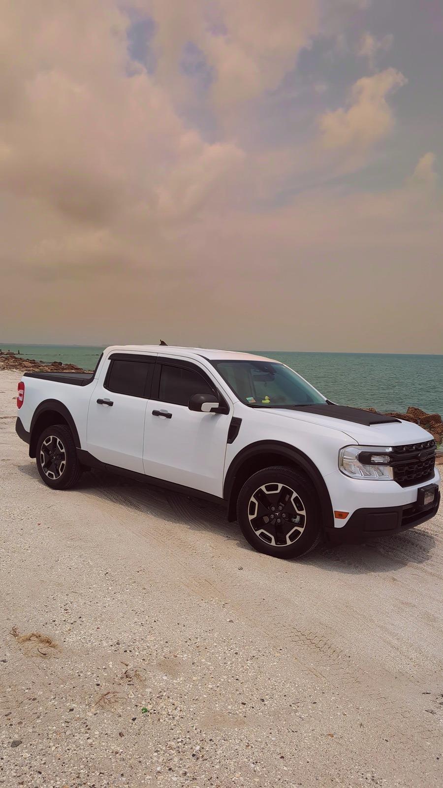 Ford Maverick Probably not everyone's cup of tea, but please enjoy these 2024 Maverick XL beach shots! Snapchat-996447730~2