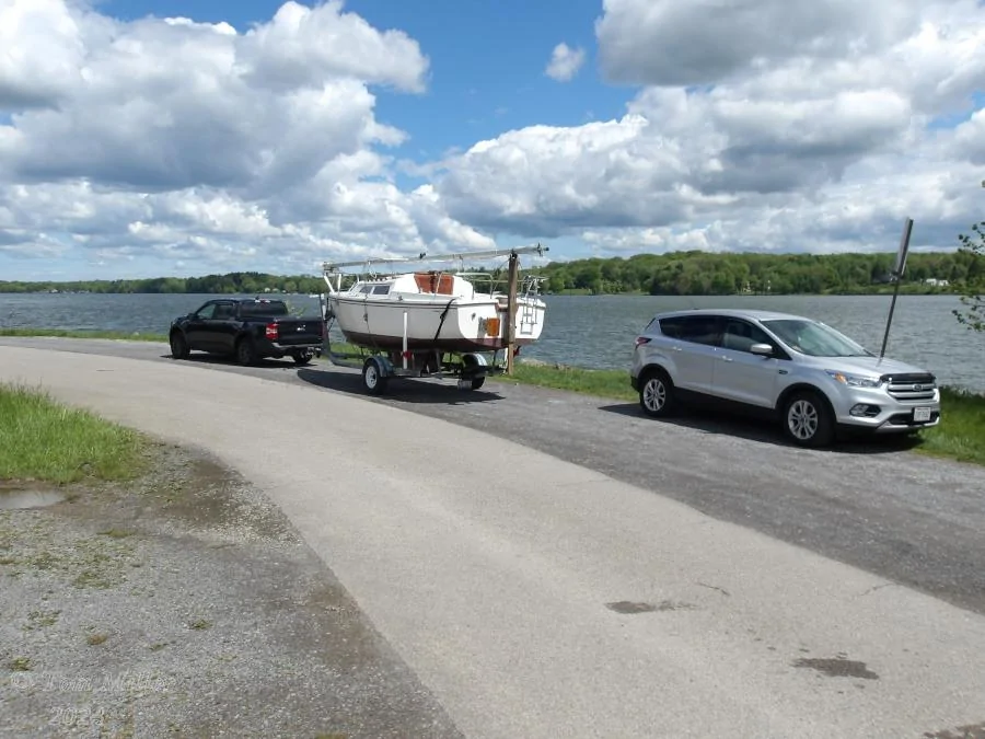Ford Maverick Towing the boat with my Maverick EcoBoost 440315938_10221378722772330_7239127319162401916_n