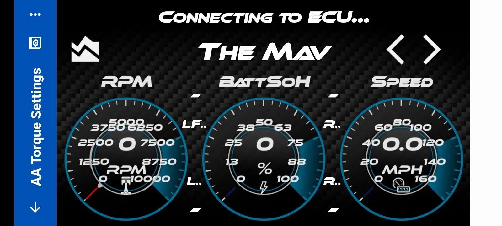 Ford Maverick Hybrid battery voltage meter . Screenshot_20240528_210814_AA Torqu