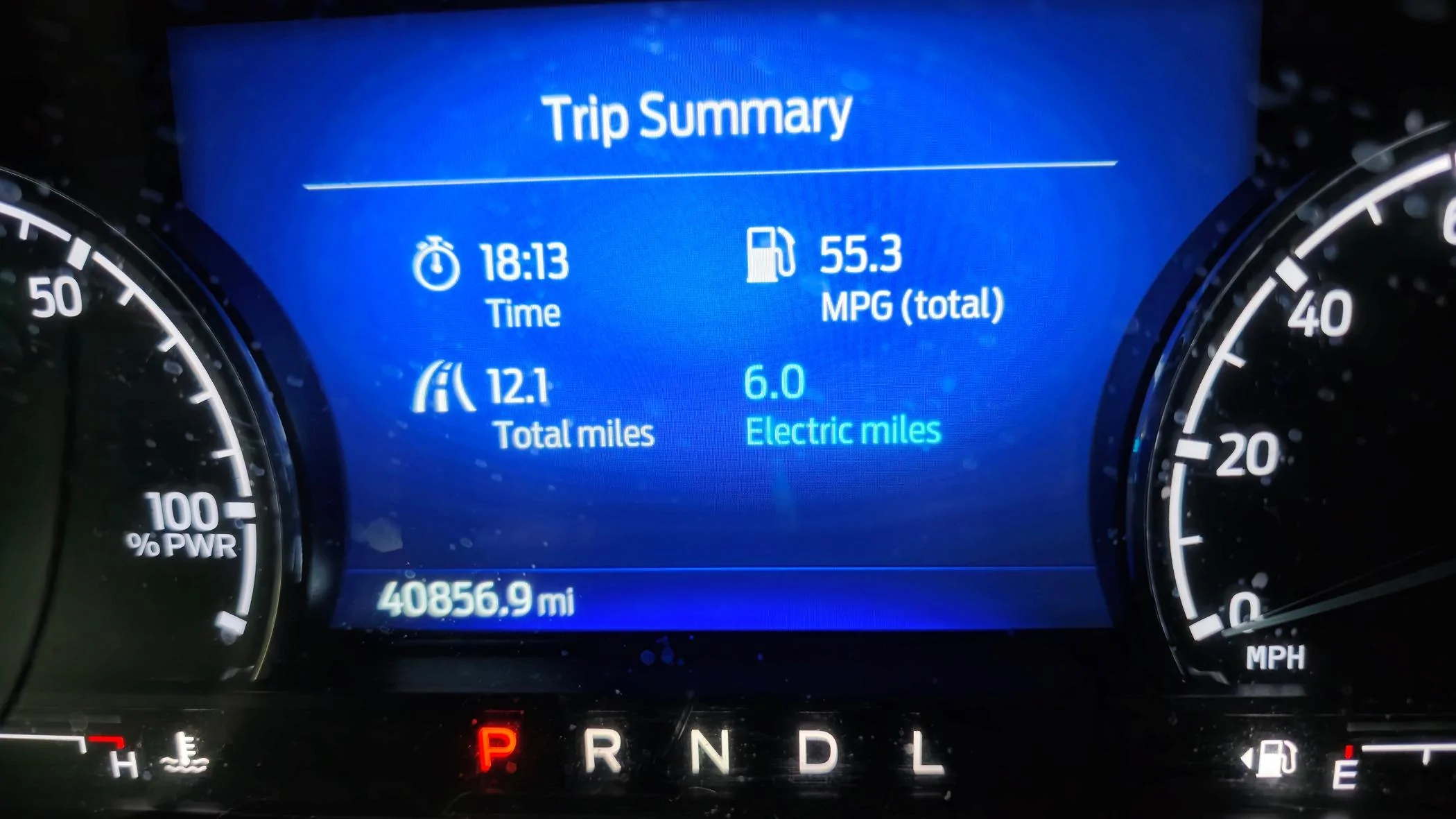 Ford Maverick MPG just keeps getting better on my hybrid. 20240528_214608