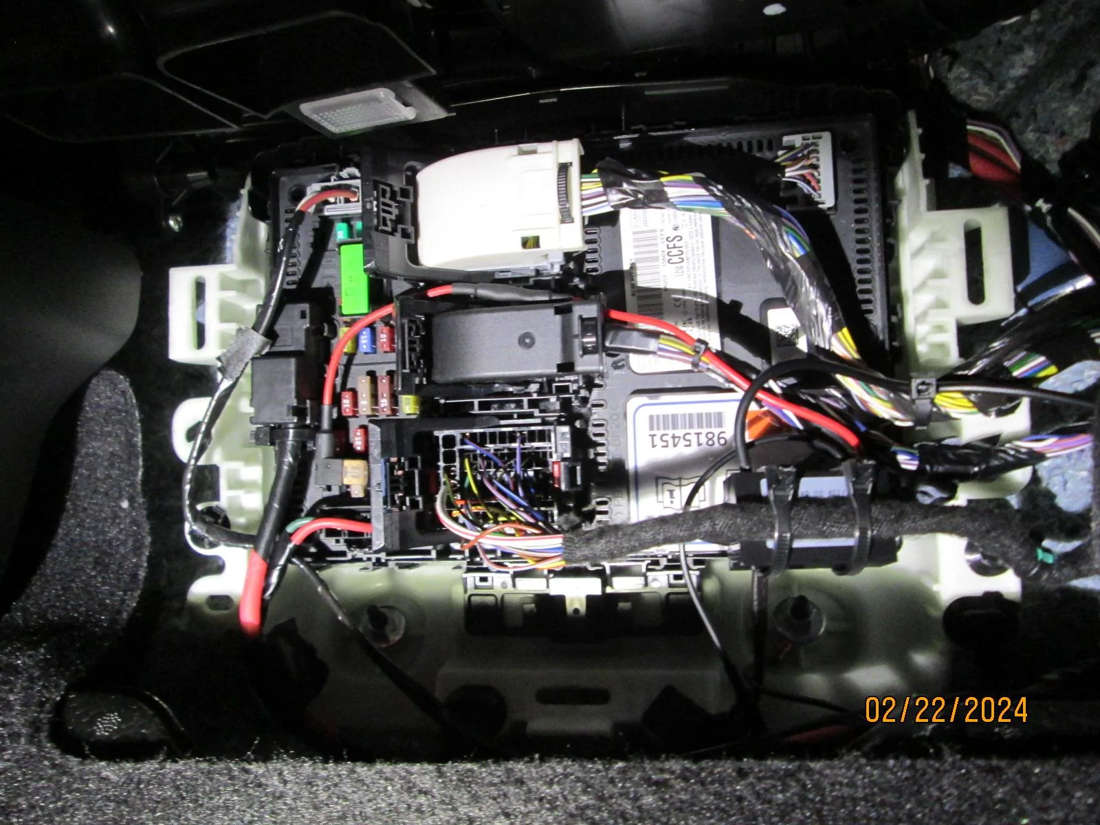 Ford Maverick No Interior Fuse Box / It's Under Hood IMG_1075
