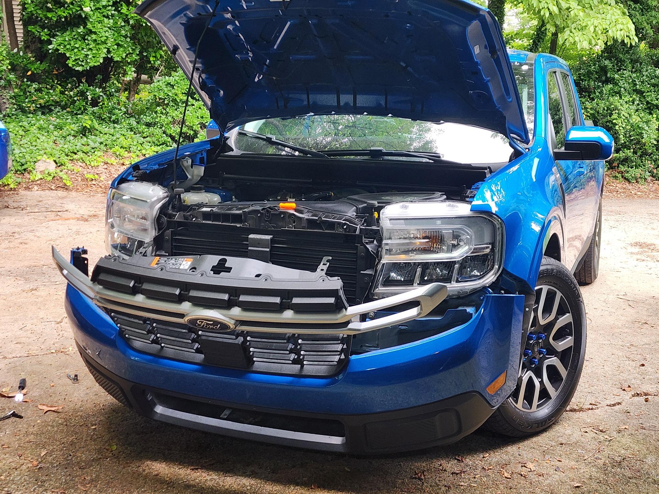 Ford Maverick VelossaTech BIG MOUTH Dual Ram Air Snorkel installation video 20240525_162531
