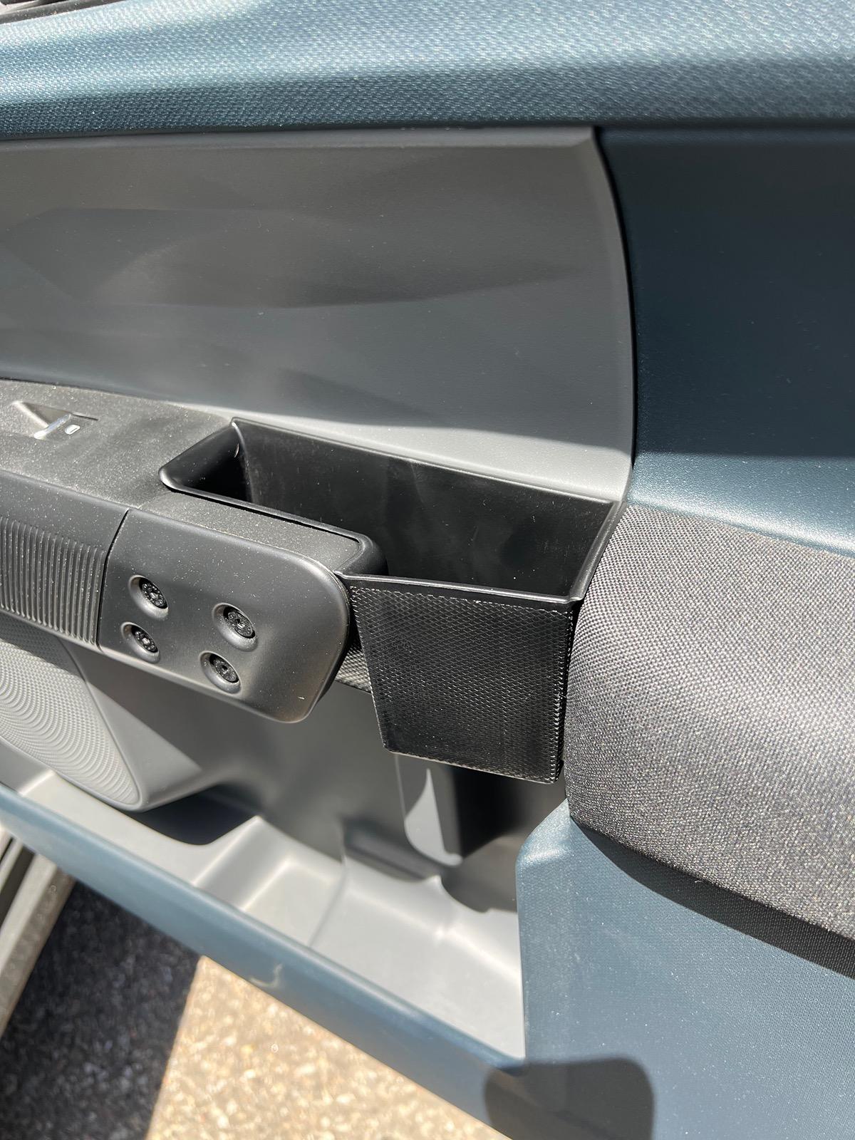 Ford Maverick Installed Door Side Storage Box IMG_0893