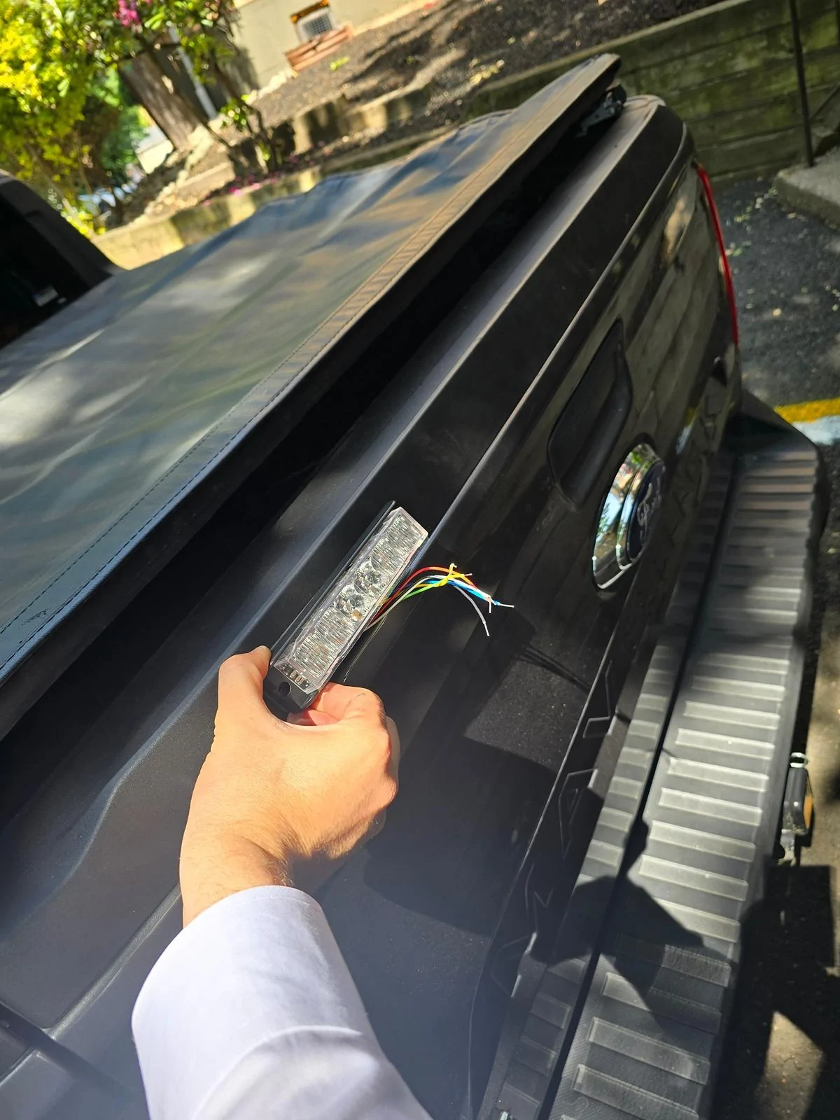 Ford Maverick looking for help for emergency lighting installation 20240531_111319