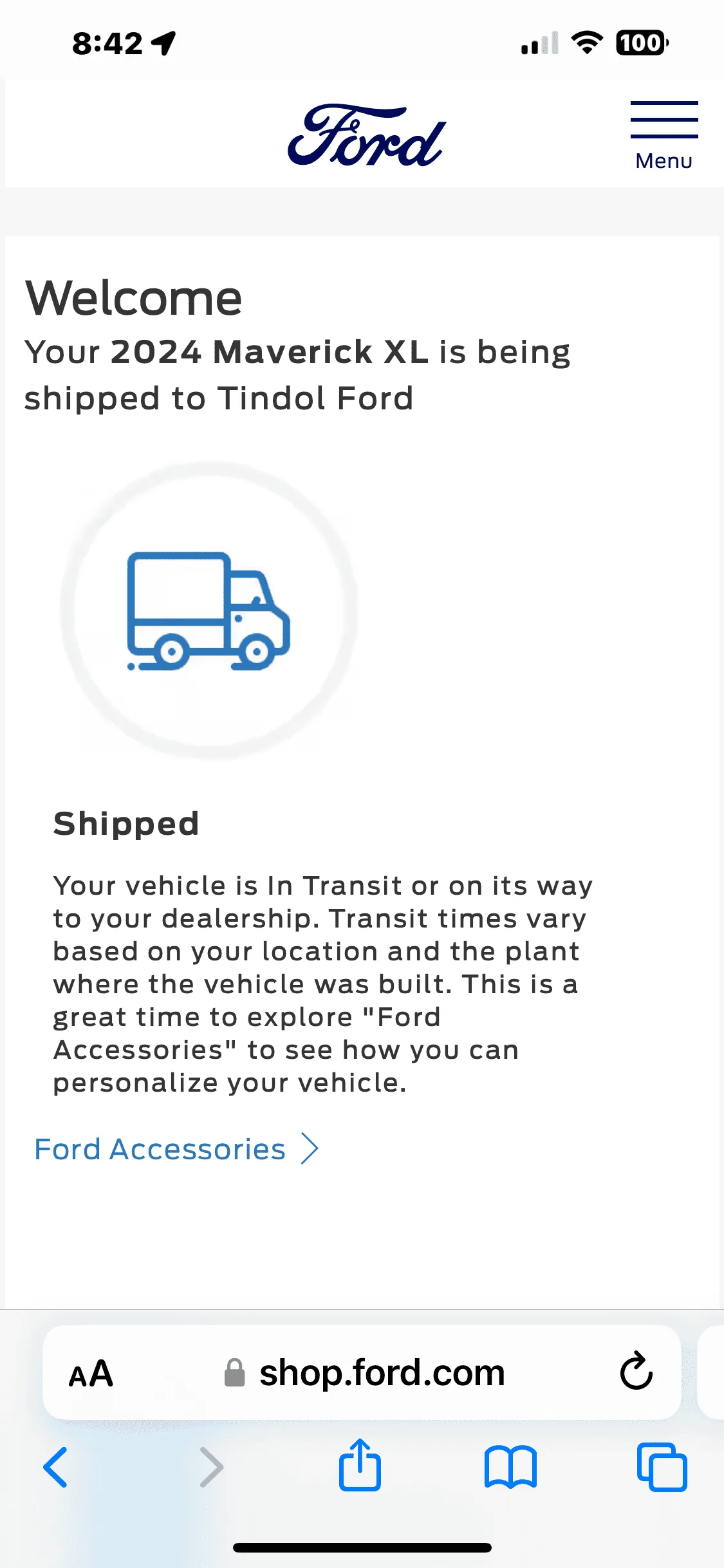 Ford Maverick It finally shipped IMG_5123