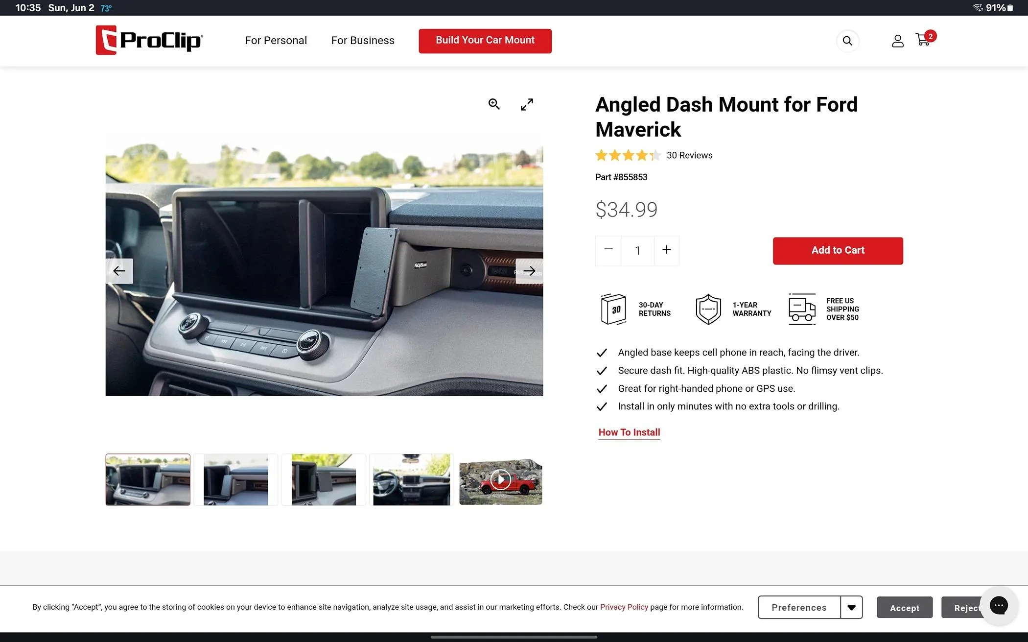 Ford Maverick Finally Found a Use for My Dash Cubby Screenshot_20240602_103511_Chrom