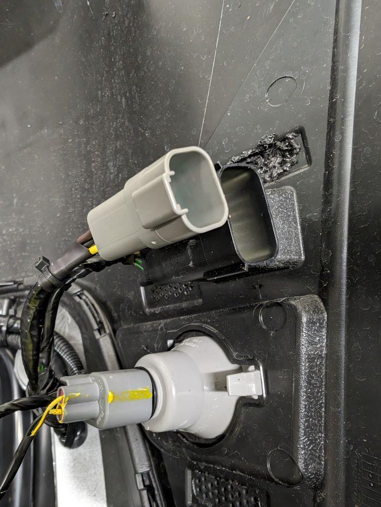 Ford Maverick F-150 Fog Lamp Switch and Wire Harness Installed in Maverick - DIY PXL_20240526_231731563b