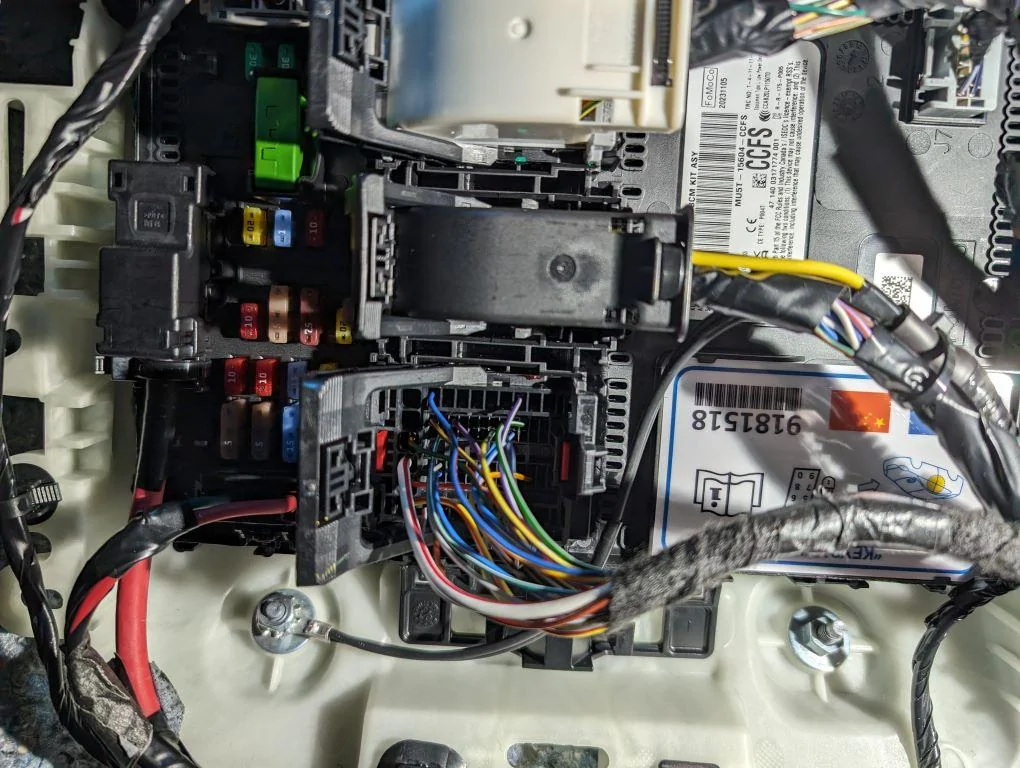 Ford Maverick F-150 Fog Lamp Switch and Wire Harness Installed in Maverick - DIY PXL_20240602_204623796