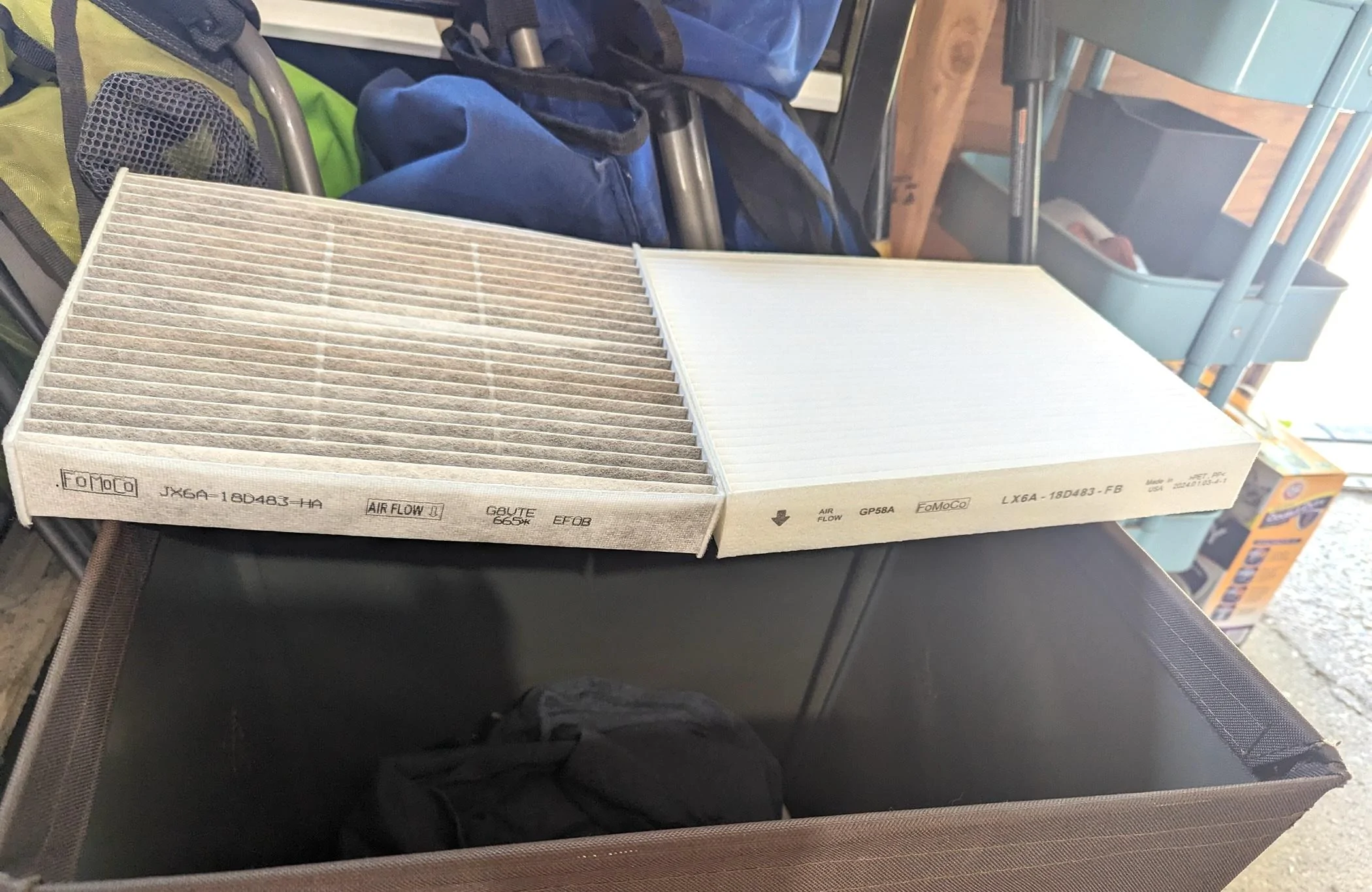 Ford Maverick Cabin air filter @ 18k miles (photo) PXL_20240601_192127759.MP