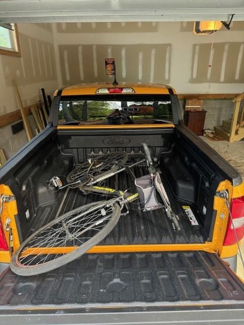 Ford Maverick Retractable Tonneau Cover and DIY Custom Bike Rack (w/Pics) Bike rac k