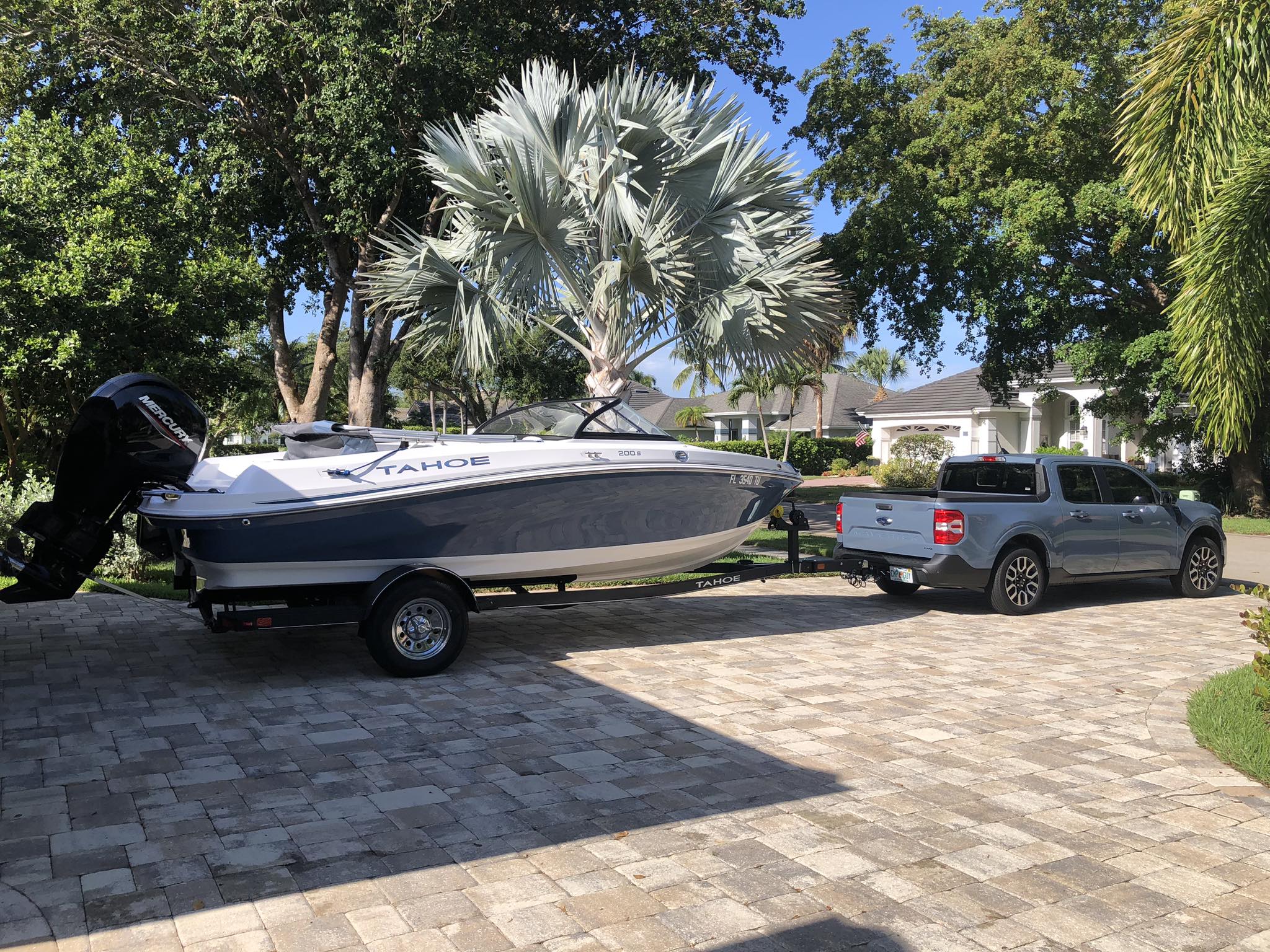 Ford Maverick My great boat towing experience with AWD Maverick EcoBoost 4K tow package truck and boat