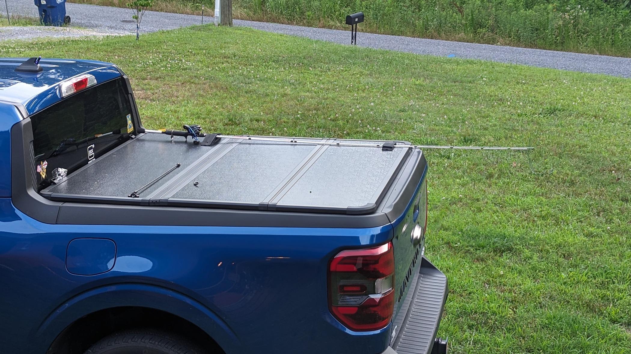 Hauling a six foot fishing pole in a 4 1/2 foot bed... | MaverickTruckClub - 2022+ Ford Maverick Pickup Forum, News, Owners, Discussions Hauling a six foot fishing pole in a 4 1/2 foot bed... | MaverickTruckClub - 2022+ Ford Maverick Pickup Forum, News, Owners, Discussions