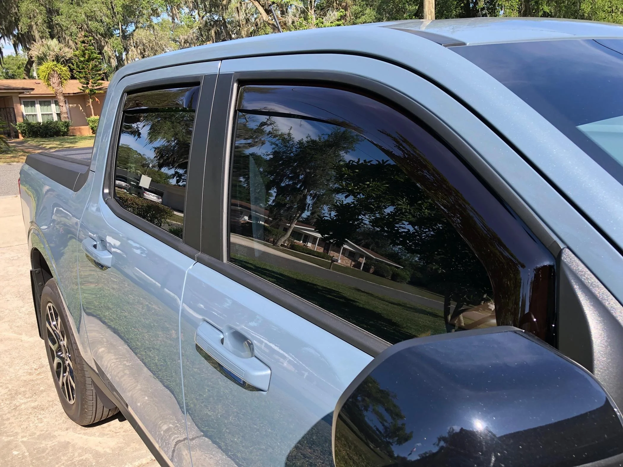 Ford Maverick In-channel EGR Vent Shades IMG_1790