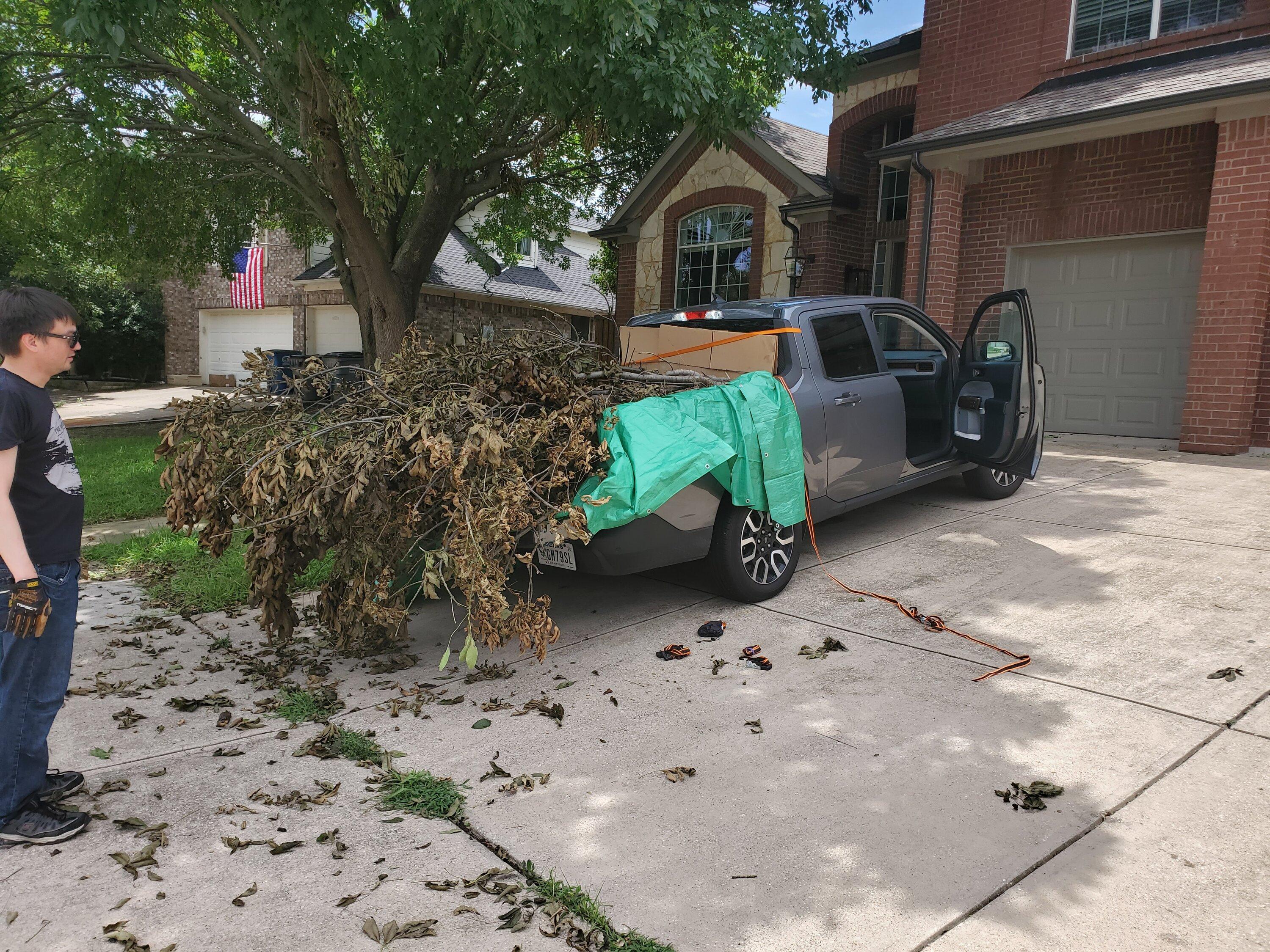 Ford Maverick Just Normal North Texas Truck Stuff - After the Storms 20240605_123921
