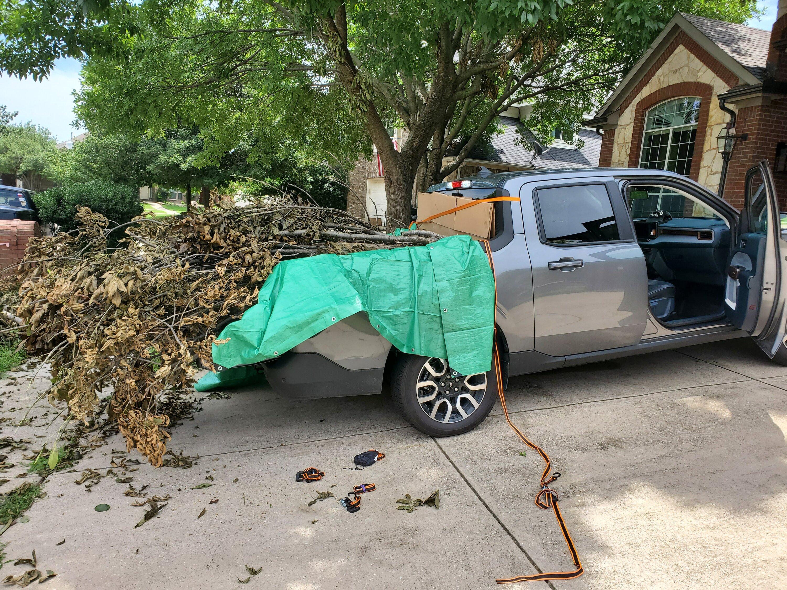 Ford Maverick Just Normal North Texas Truck Stuff - After the Storms 20240605_123930