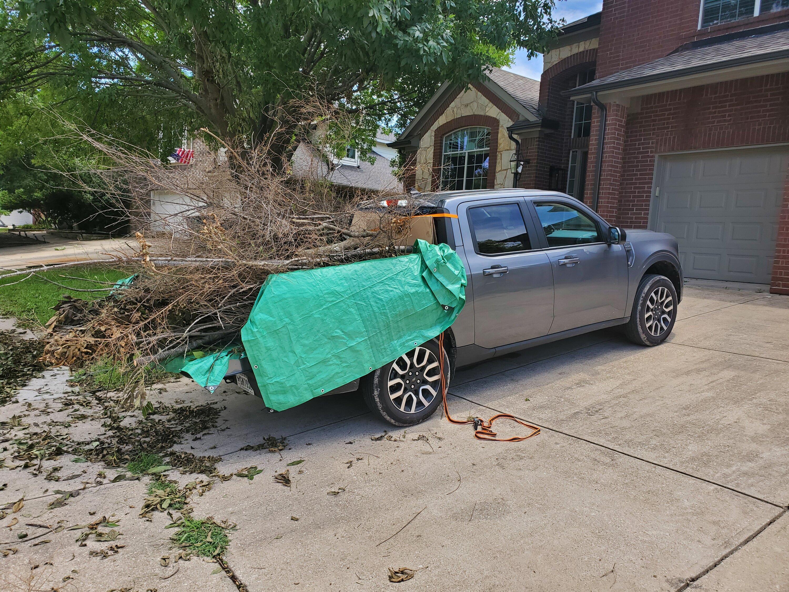 Ford Maverick Just Normal North Texas Truck Stuff - After the Storms 20240605_133818