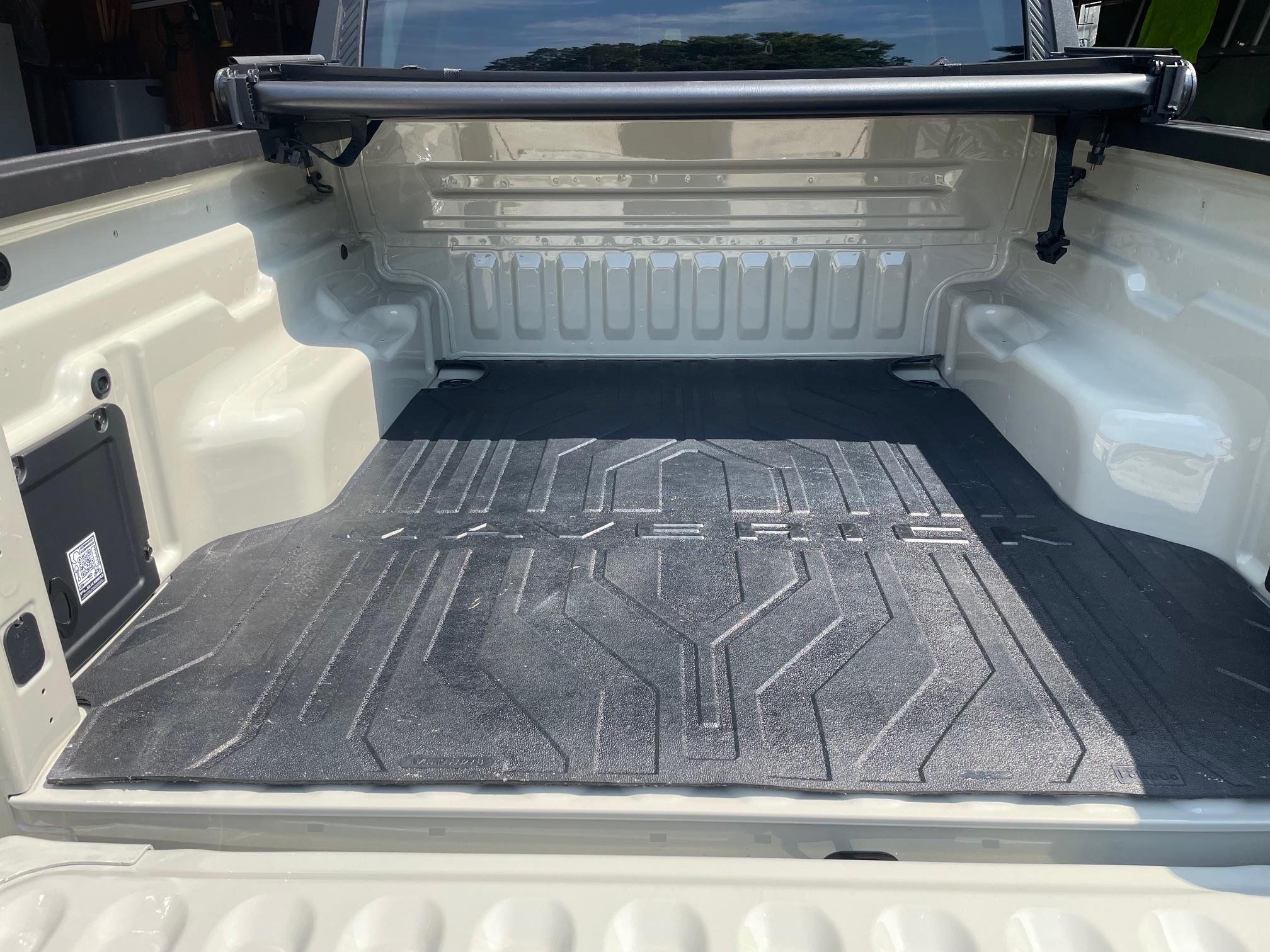 Ford Maverick Cargo Mat Installed cargo mat