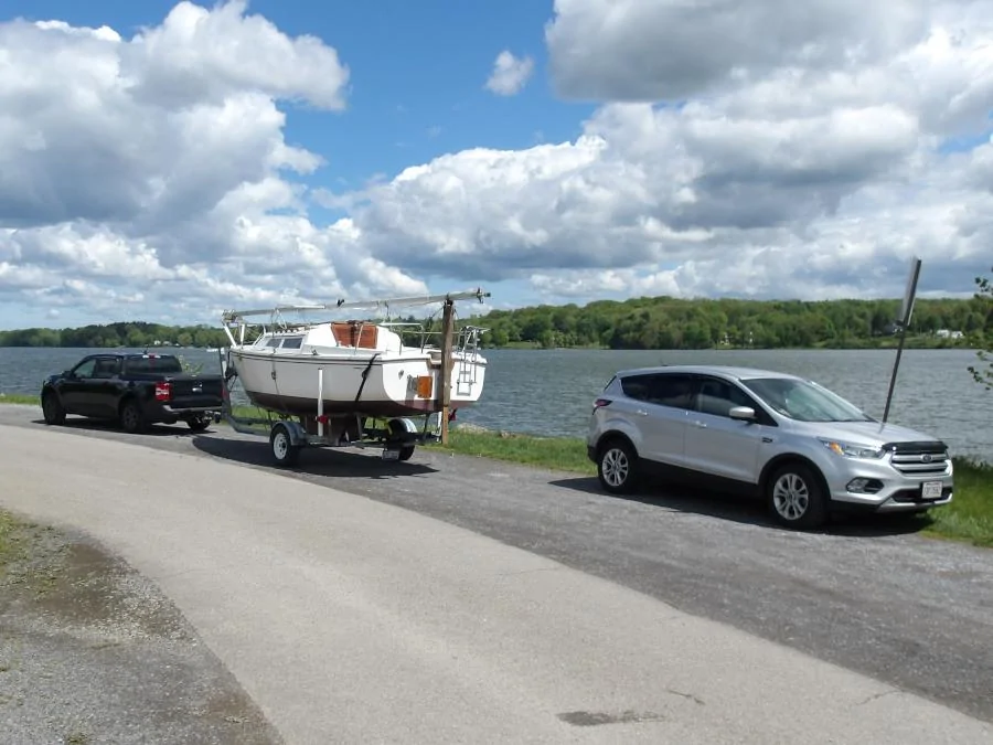 Ford Maverick My great boat towing experience with AWD Maverick EcoBoost 4K tow package 100_0926_SC