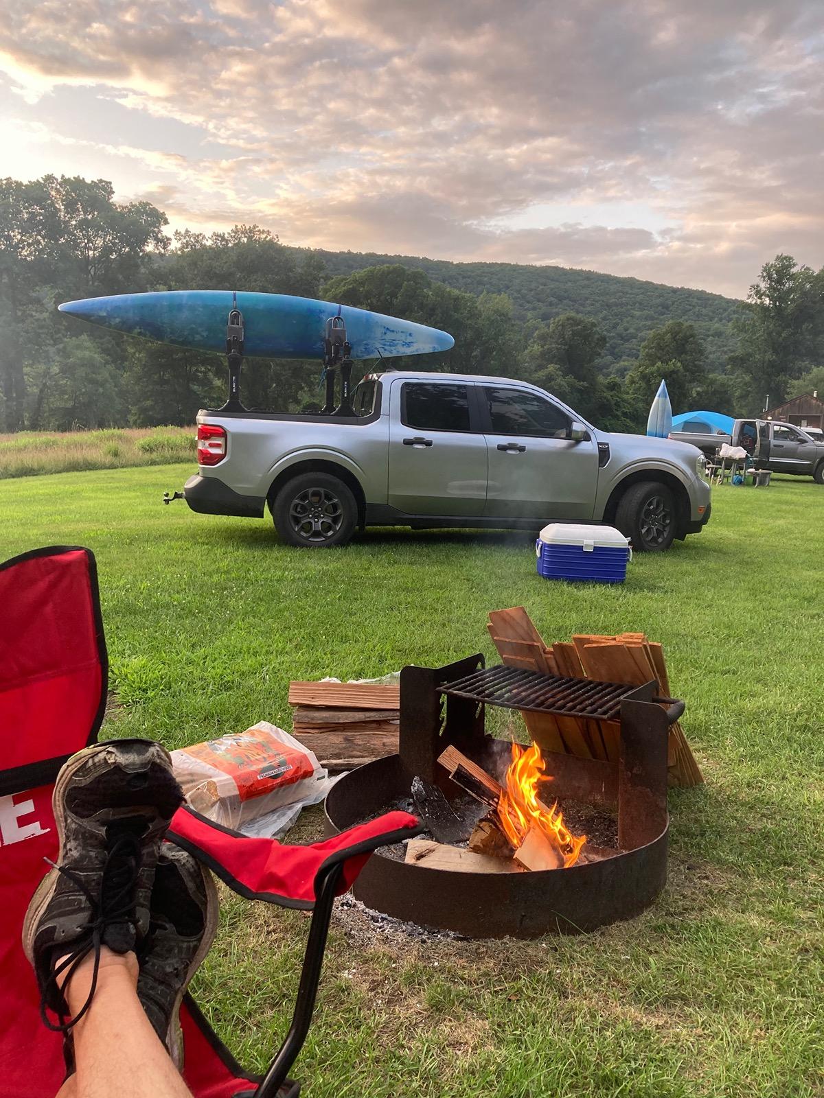 Ford Maverick Elevate Kayak Rack and BAKFlip MX4 Tonneau cover installed IMG_3640