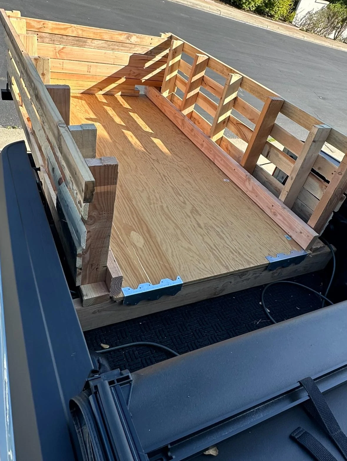 Ford Maverick Harbor Freight Bed Extender in Use IMG_1757