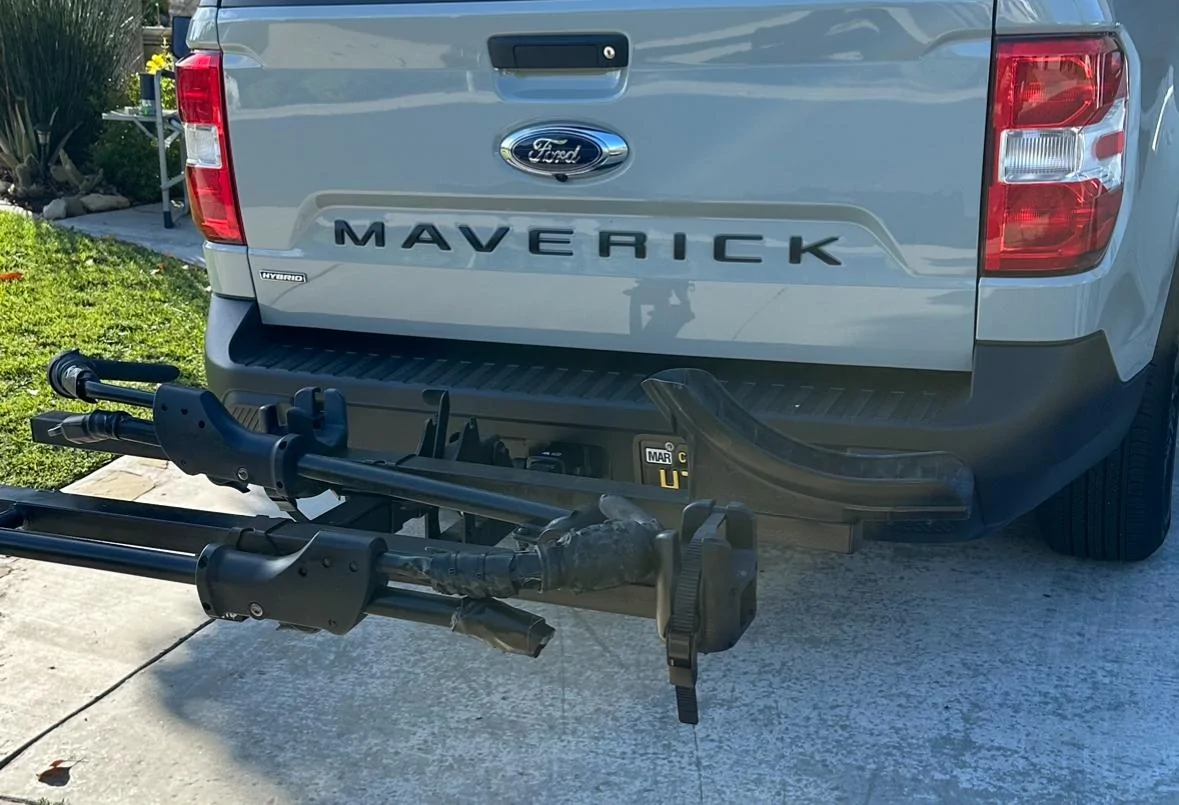 Ford Maverick Harbor Freight Bed Extender in Use IMG_1760
