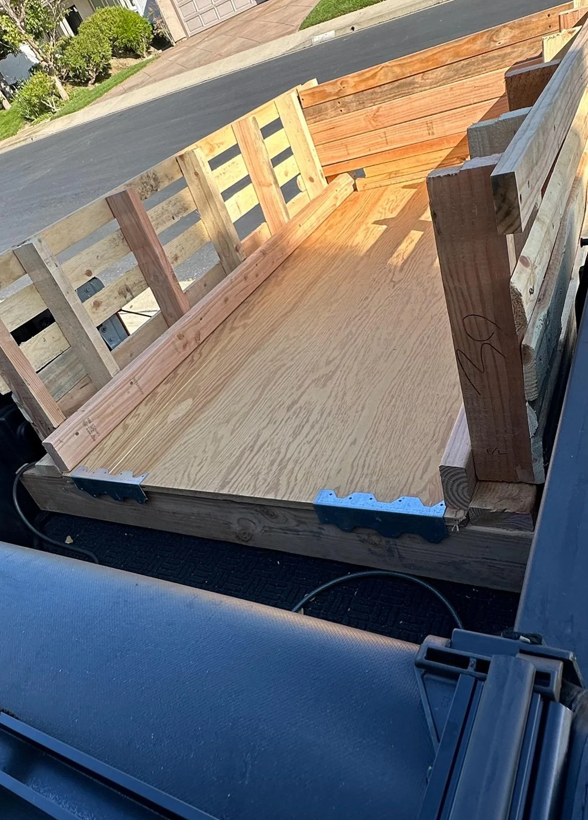 Ford Maverick Harbor Freight Bed Extender in Use IMG_1759