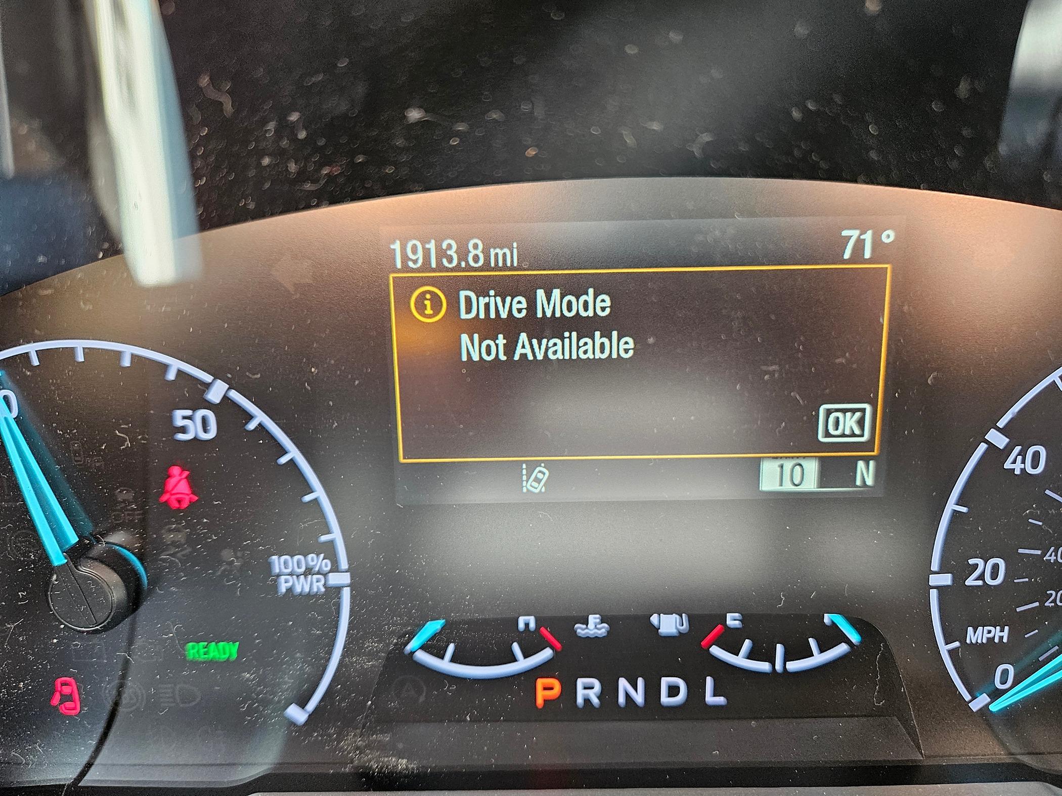 Ford Maverick Death Wobble -> steering assist error during flat tow 20240610_140514