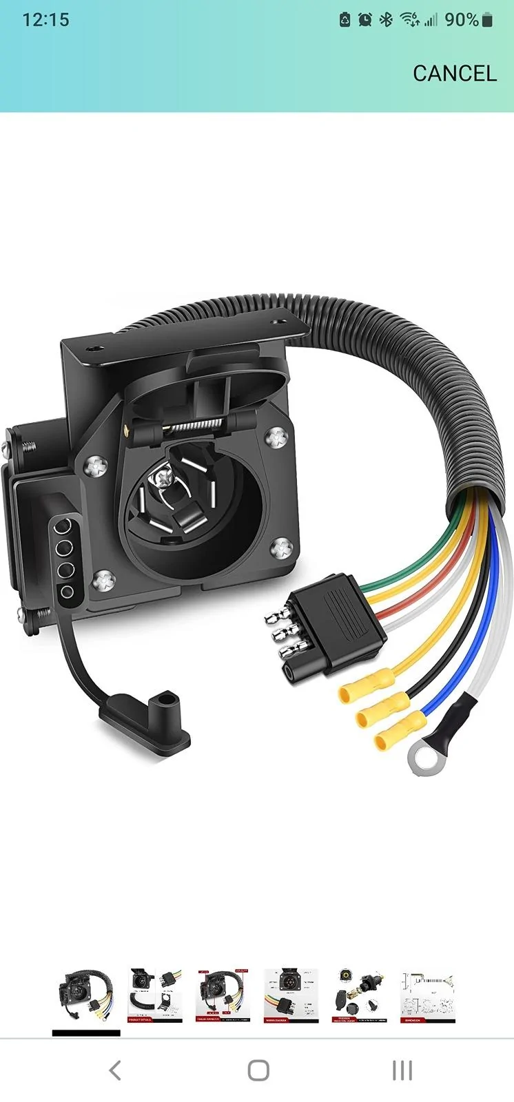 Ford Maverick Adding 7 pin connector and brake controller Screenshot_20240611_121539_Amazon Shopping