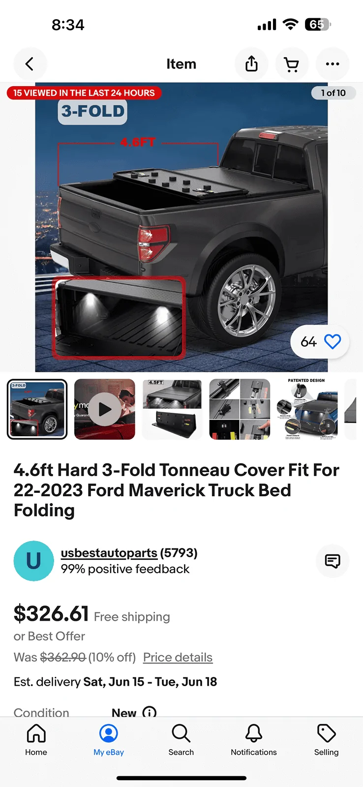 Ford Maverick Tri-Fold Hard Tonneau Cover recommendations? IMG_2418