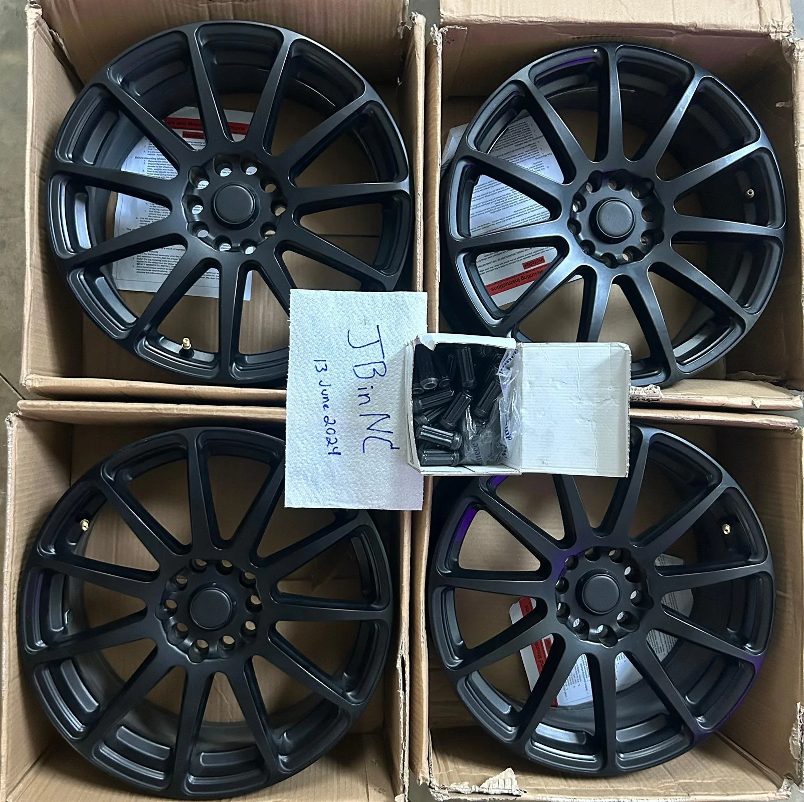 Ford Maverick DR 17x7 wheels with 5x108 pattern (used) IMG_9899