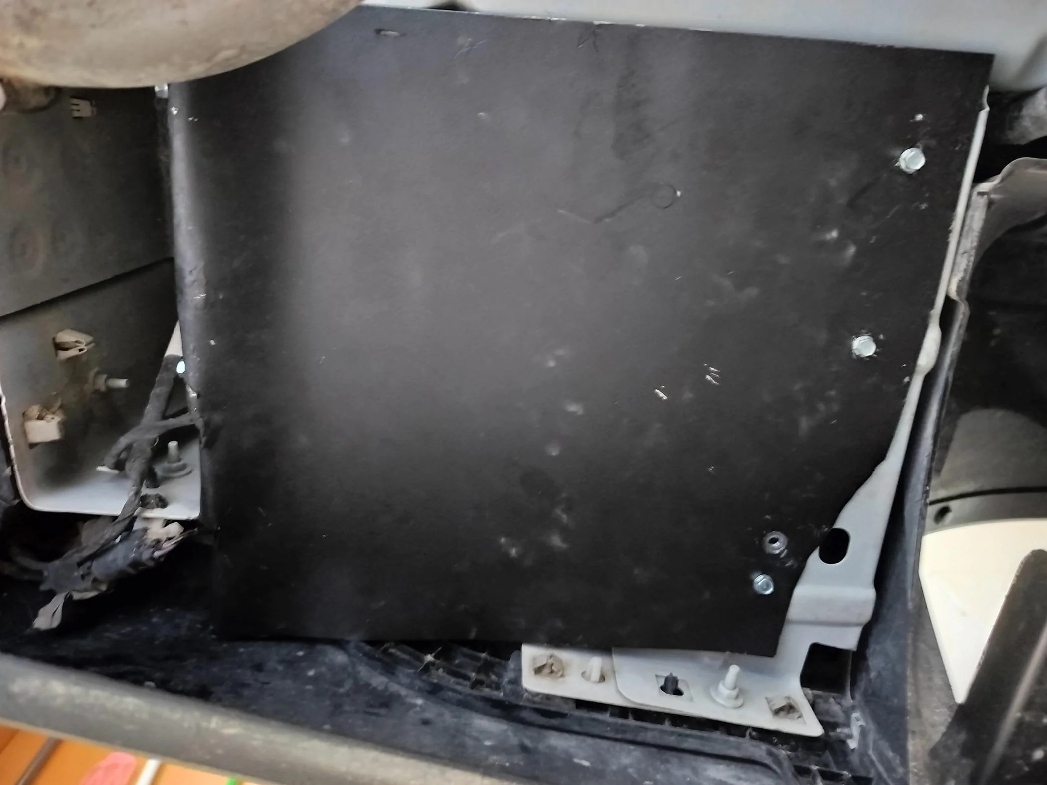 Ford Maverick Cavity behind drivers side rear wheel IMG20240614141449