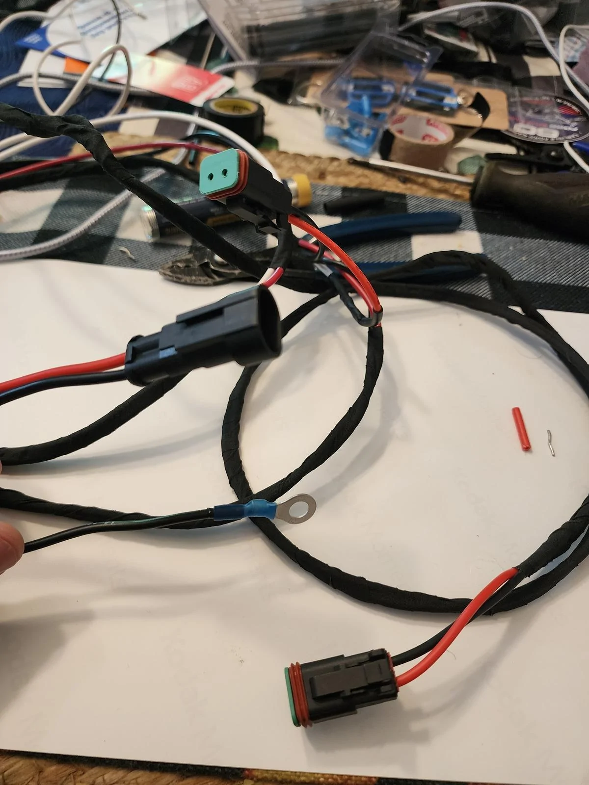 Ford Maverick F-150 Fog Lamp Switch and Wire Harness Installed in Maverick - DIY 20240615_180823