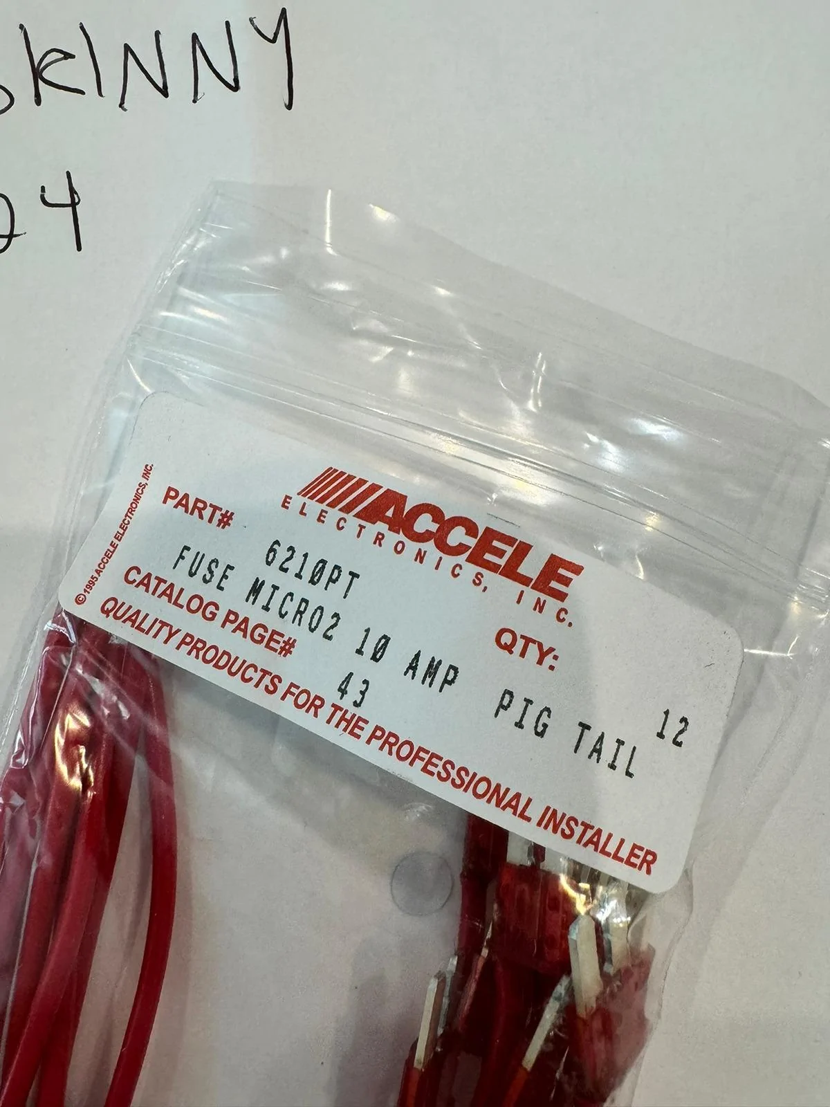 Ford Maverick Pigtail Micro2 10 Amp fuse - $5 IMG_5385