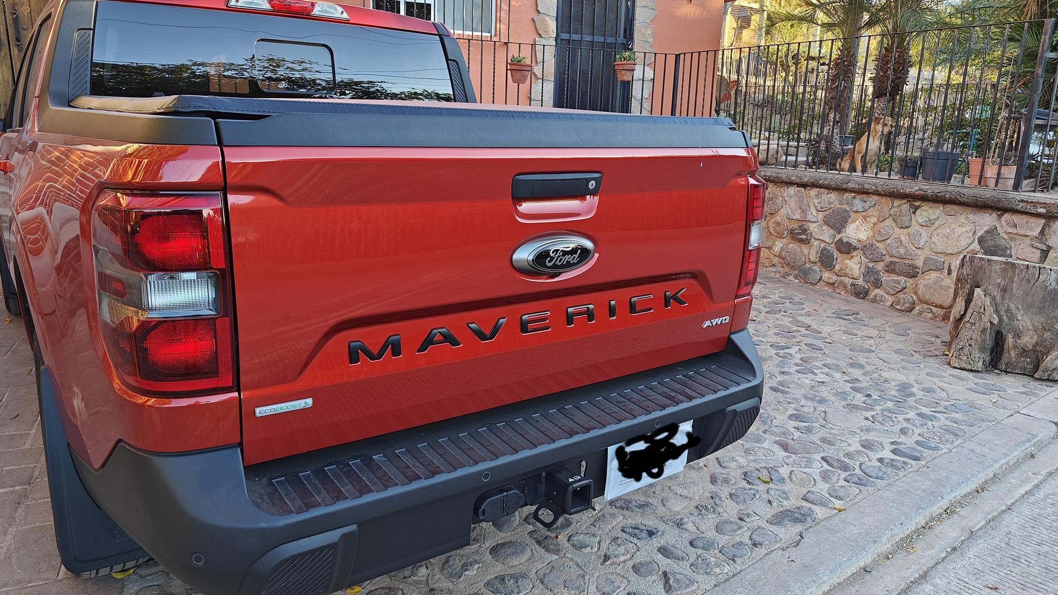 Ford Maverick It is a TURBO, right. Badge added TailGateLettersEcoBoostBadge