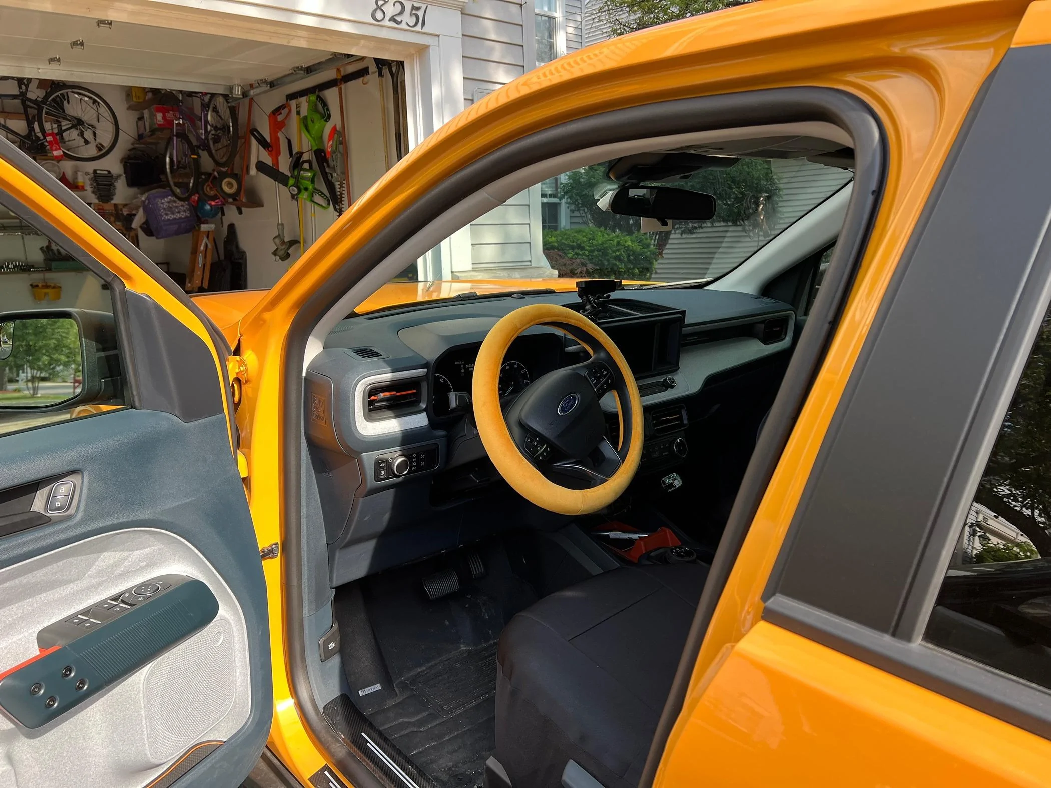 Ford Maverick Cyber Orange Steering Wheel Cover Steering Wheel